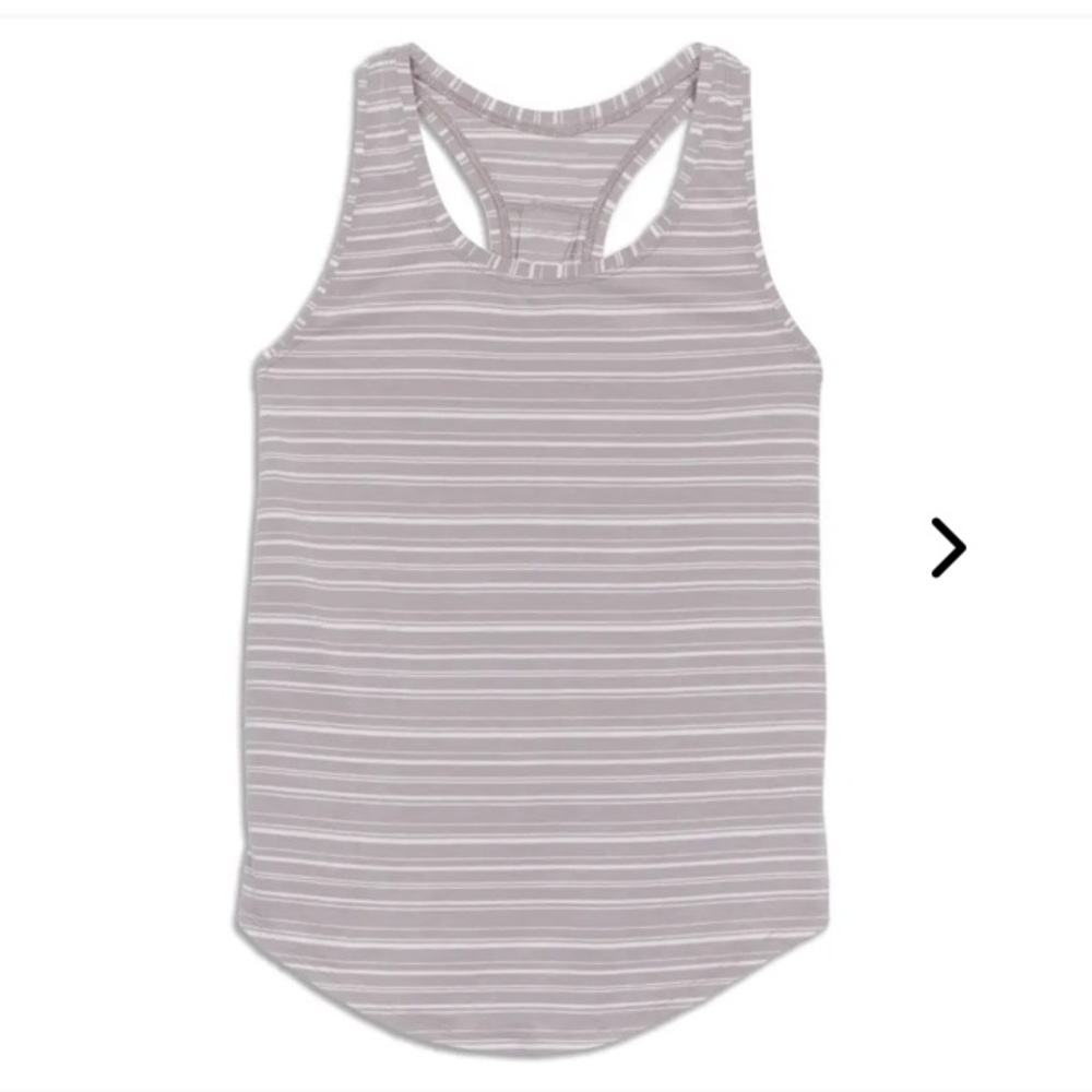 Lululemon Love Tank pleated and stripes